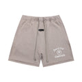 FEAR OF GOD FOG ESSENTIALS College Badge Print Loose Men’s High‑Street Shorts