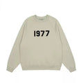 FEAR OF GOD FOG ESSENTIALS Flocked 1977 Loose Crew Neck Sweatshirt Unisex
