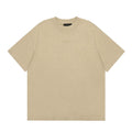 FEAR OF GOD ESSENTIALS Silicone Logo Short Sleeve T‑Shirt Unisex Loose Tee